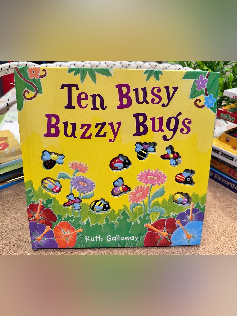 $3 CLOSET CLEAN OUT - Scholastic Ten Busy Buzzy Bugs - Multicolor Bug Accent